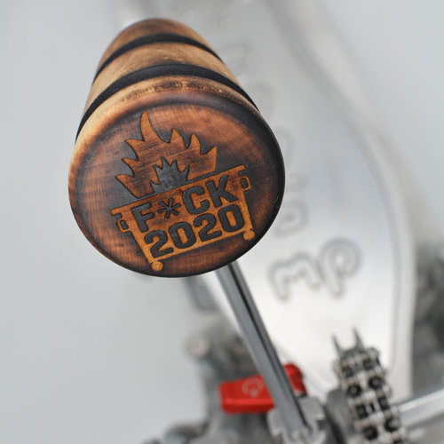 Low Boy Low Boy Engraved Standard Wood Beater - F*ck 2020 Graphic Low Boy Low Boy Engraved Standard Wood Beater - F*ck 2020 Graphic