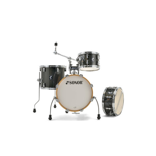 Sonor Sonor AQX Jungle 4pc Shell Pack - Black Moon Sparkle Sonor Sonor AQX Jungle 4pc Shell Pack - Black Moon Sparkle
