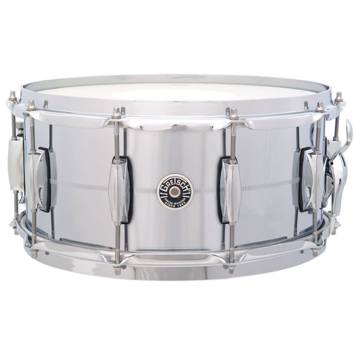 Gretsch Gretsch Brooklyn Brass 6.5x14" Snare Drum - Chrome Over Brass Gretsch Gretsch Brooklyn Brass 6.5x14" Snare Drum - Chrome Over Brass