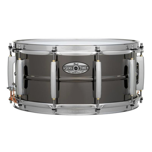 Pearl Pearl SensiTone Heritage Alloy 6.5x14" Black Nickel-over-Brass 1mm Snare Drum Pearl Pearl SensiTone Heritage Alloy 6.5x14" Black Nickel-over-Brass 1mm Snare Drum