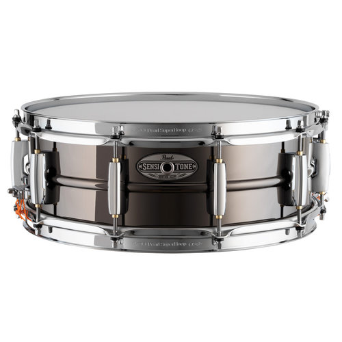 Pearl Pearl SensiTone Heritage Alloy 14"x5" Black Nickel-over-Brass 1mm Snare Drum Pearl Pearl SensiTone Heritage Alloy 14"x5" Black Nickel-over-Brass 1mm Snare Drum