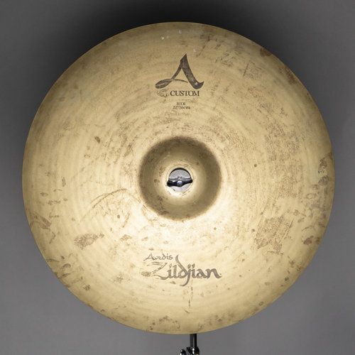 Zildjian Used Zildjian 22" A Custom Ride Cymbal Zildjian Used Zildjian 22" A Custom Ride Cymbal