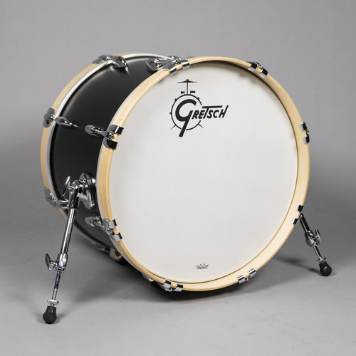 Gretsch Gretsch Brooklyn 20" Bass Drum in Satin Black Metallic Gretsch Gretsch Brooklyn 20" Bass Drum in Satin Black Metallic