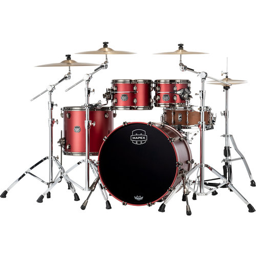 Mapex Mapex Saturn Evolution Classic Maple 4pc Shell Pack Tuscan Red
