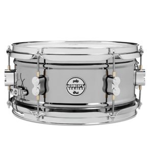 PDP PDP Snare Drum Black Nickel over Steel with Chrome Hardware 6x12