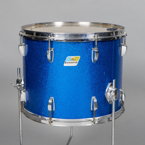 Ludwig Vintage Ludwig Blue Sparkle 4pc Late 70's/Early 80's (22" 12" 13" 15")