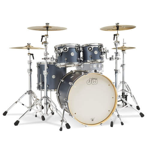 DW DW Design Series 4pc Shell Pack-Blue Slate Lacquer DW DW Design Series 4pc Shell Pack-Blue Slate Lacquer