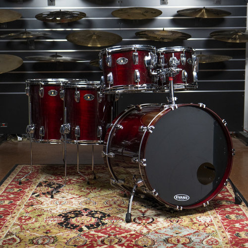 Ludwig Used Ludwig Classic Maple 100th Anniversary 5pc Shell Pack-Cherry Gloss Ludwig Used Ludwig Classic Maple 100th Anniversary 5pc Shell Pack-Cherry Gloss
