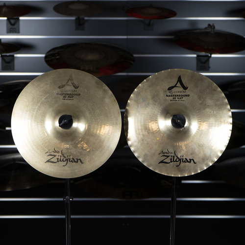 Zildjian Used Zildjian 12" A Custom Mastersound Hi Hats Zildjian Used Zildjian 12" A Custom Mastersound Hi Hats