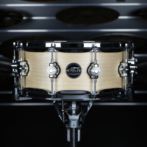 DW Used DW Performance Series 5.5x14" Snare Drum-Natural Satin Oil