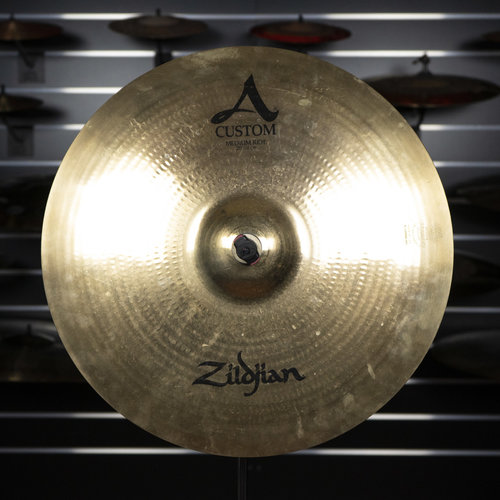 Zildjian Used Zildjian 20" A Custom Medium Ride Cymbal Zildjian Used Zildjian 20" A Custom Medium Ride Cymbal