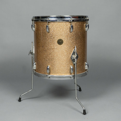 Gretsch Vintage Gretsch 1950s 14x14" Floor Tom - Champagne Sparkle Gretsch Vintage Gretsch 1950s 14x14" Floor Tom - Champagne Sparkle