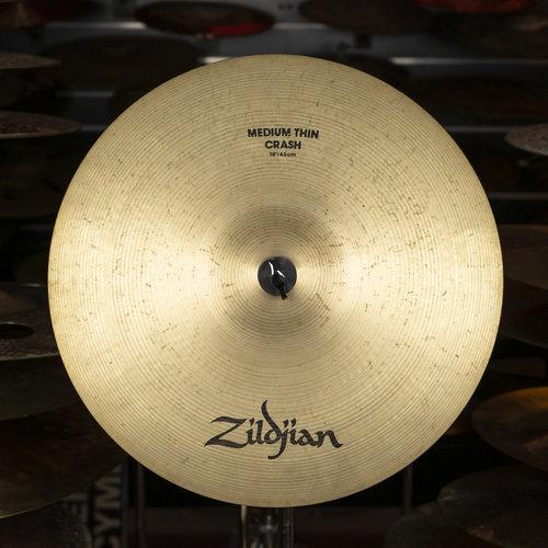 Zildjian Used Zildjian 18" A Medium Thin Crash Cymbal Zildjian Used Zildjian 18" A Medium Thin Crash Cymbal