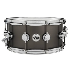 DW DW Collectors Series 6.5"x14" Satin Black Nickel over Brass Snare Drum