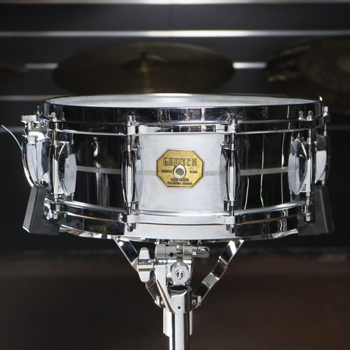 Gretsch Vintage Gretsch 1970s 5x14" Stop-Sign Badge COB Snare Drum Gretsch Vintage Gretsch 1970s 5x14" Stop-Sign Badge COB Snare Drum