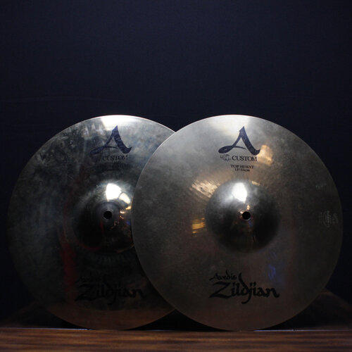 Zildjian Used Zildjian A Custom 13" Hi Hats (Pair) Zildjian Used Zildjian A Custom 13" Hi Hats (Pair)