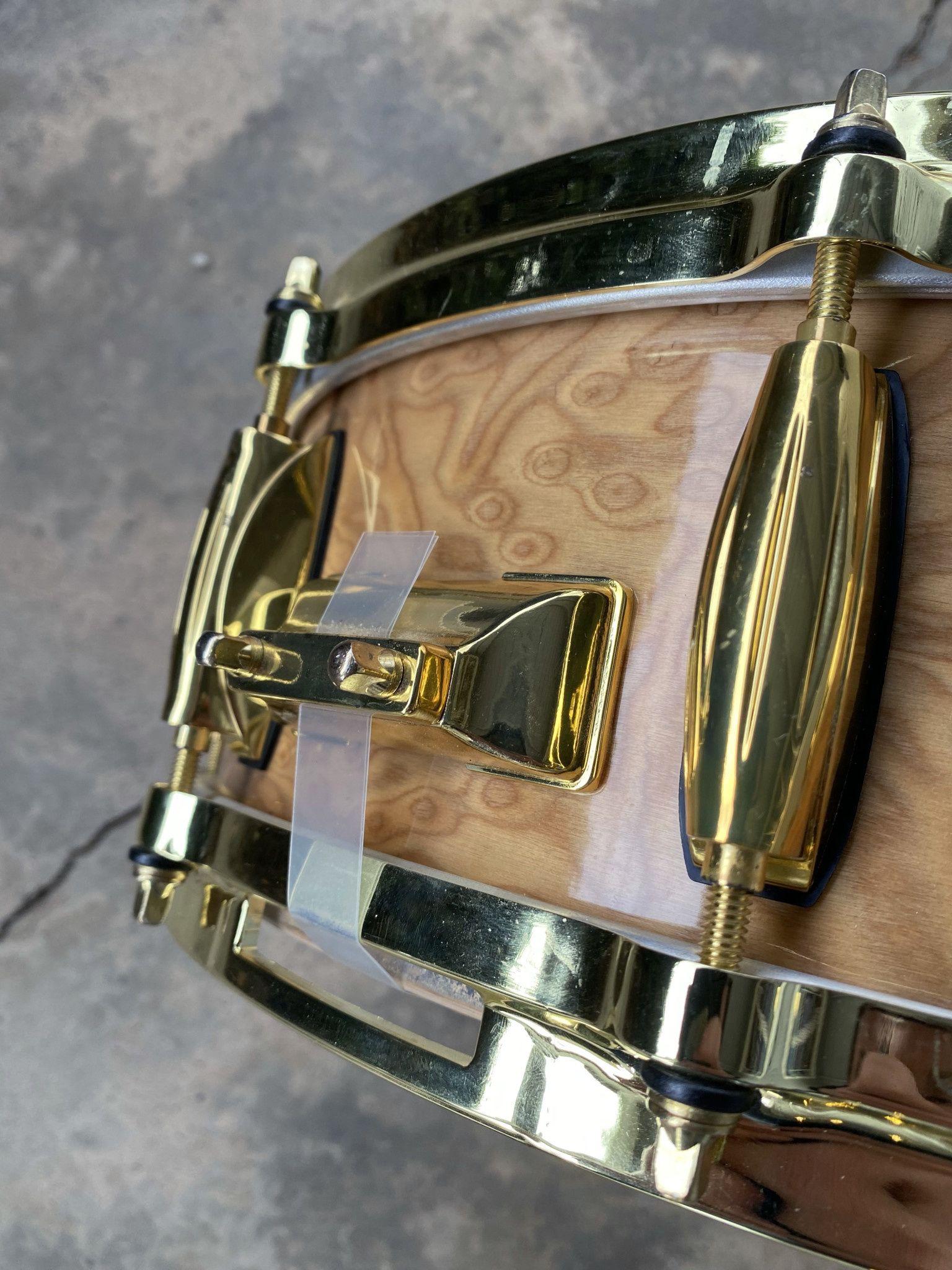 Restoration Help - Brass snare : r/drums