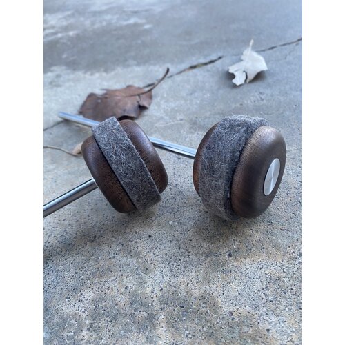 Cherry Hill Drums Cherry Hill Drums Black Walnut Beater w/ Felt Insert in Default Weight Cherry Hill Drums Cherry Hill Drums Black Walnut Beater w/ Felt Insert in Default Weight