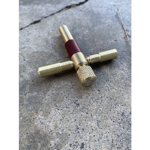 Cherry Hill Drums Cherry Hill Drums BULLET - Classic Luxury Solid Brass Drum Key w/ Bloodwood Inlay