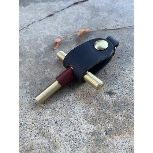 Cherry Hill Drums Cherry Hill Drums BULLET - Classic Luxury Solid Brass Drum Key w/ Bloodwood Inlay