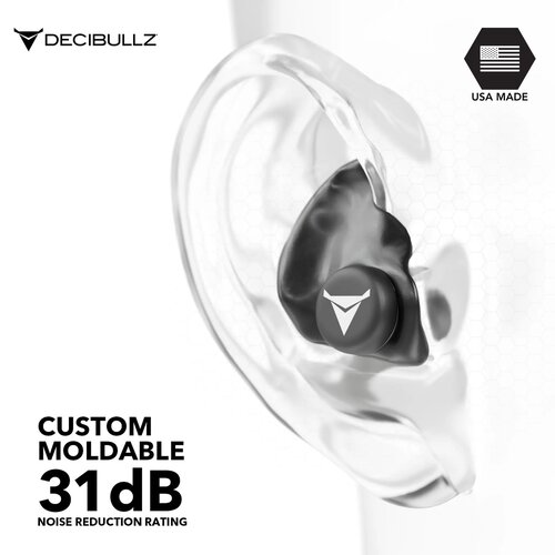 Decibullz Decibullz Custom Molded Earplugs - Black