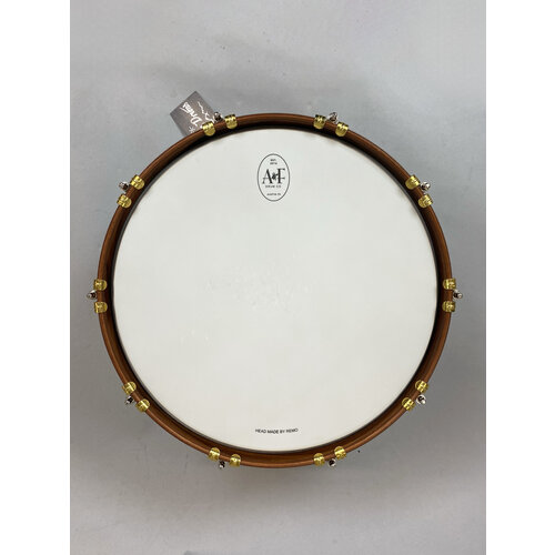 A&F Drum Co. A&F 6.5x14" Teak/Maple Chandler Blue Club Snare Drum w/Rosewood Hoops