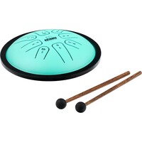 NINO Percussion Steel Tongue Drum, Small, Green