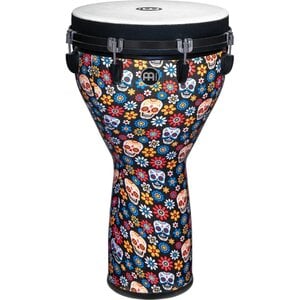 Meinl Meinl Percussion 14" Jumbo Djembe, Day of the Dead, Designer head