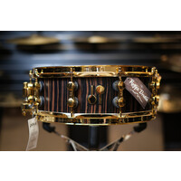 Sonor SQ2 Medium Maple 5x14" Snare Drum (Ebony Semigloss w/Gold HW)