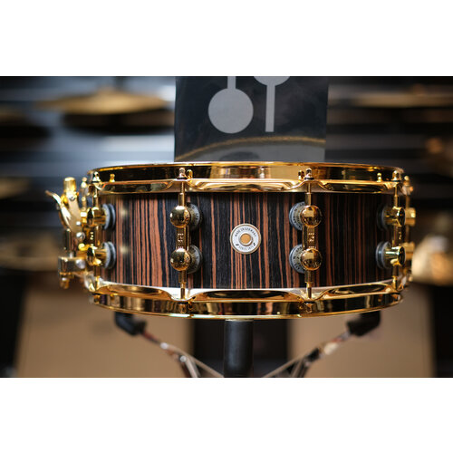 Sonor Sonor SQ2 Medium Maple 5x14" Snare Drum (Ebony Semigloss w/Gold HW)