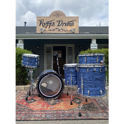 Pearl Used Pearl President Series Deluxe 5pc Shellpack (Ocean Ripple)