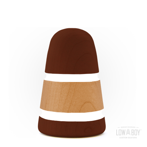 Low Boy Lowboy Standard Felt Beater Cinnamon/Natural/Cinnamon w/White Stripes Low Boy Lowboy Standard Felt Beater Cinnamon/Natural/Cinnamon w/White Stripes