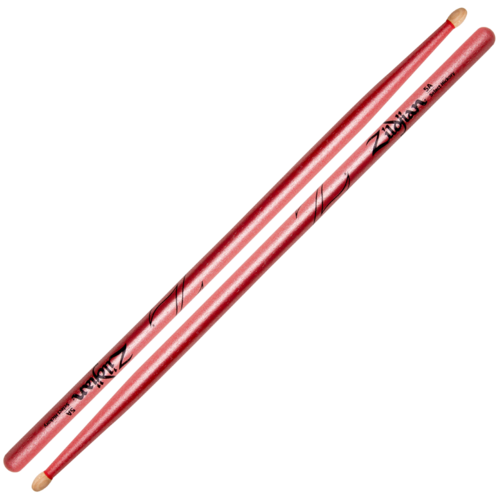 Zildjian Zildjian 5A Chroma (Metallic Paint) Drumsticks Pink Zildjian Zildjian 5A Chroma (Metallic Paint) Drumsticks Pink