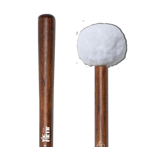 Vic Firth Vic Firth MB1S Corpsmaster Bass Mallet Small Head, Soft