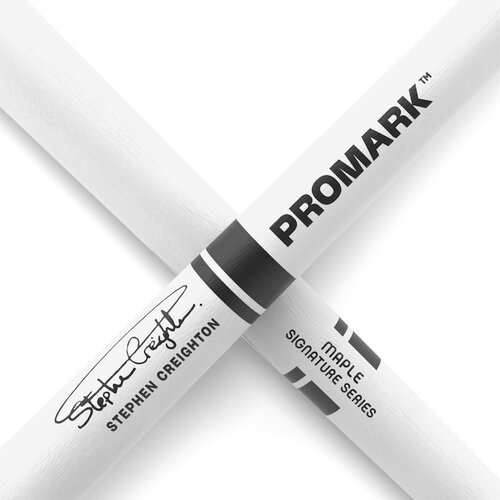 Promark ProMark Stephen Creighton Pipe Band White Maple Drumstick, Wood Tip