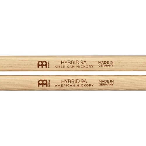 Meinl Meinl Hybrid 9A Hickory Drum Sticks-Round Tip