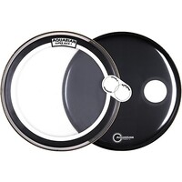 Aquarian Superkick I Regulator Black Bass Drum Pack
