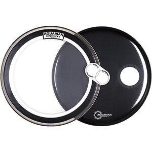 Aquarian Aquarian Superkick I Regulator Black Bass Drum Pack