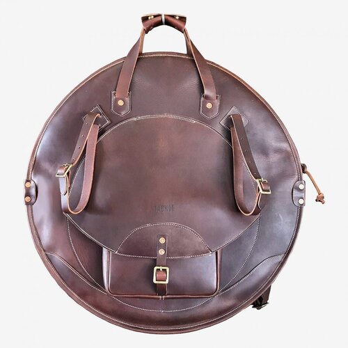 Tackle Instrument Supply Tackle 22" Leather Cymbal Bag (Brown) Tackle Instrument Supply Tackle 22" Leather Cymbal Bag (Brown)