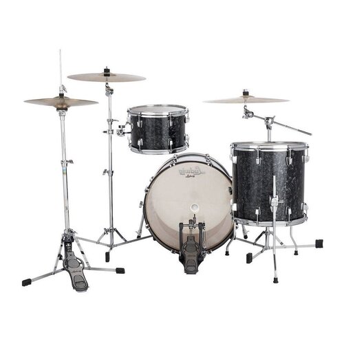 Ludwig Ludwig Neusonic 3pc Downbeat Shellpack (Ebony Pearl)
