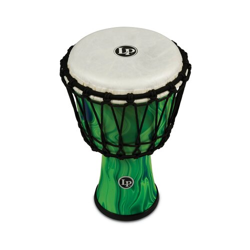 LP LP 7" Rope Circle Djembe Green Marble