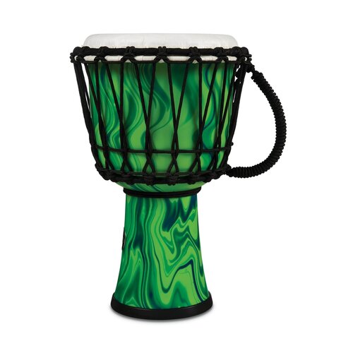 LP LP 7" Rope Circle Djembe Green Marble