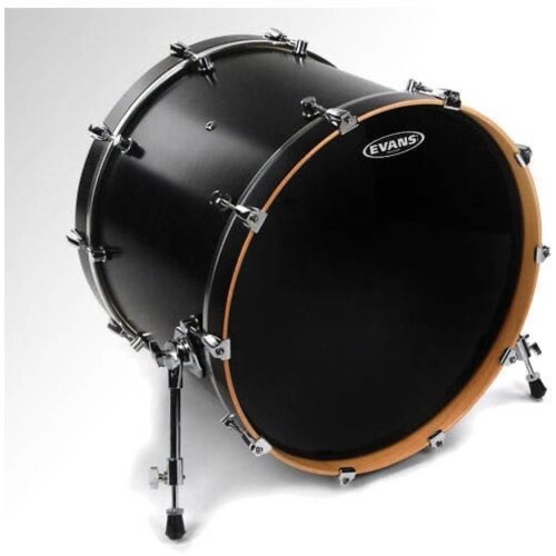 Evans Evans 24" EQ2 Resonant Black Bass Drumhead