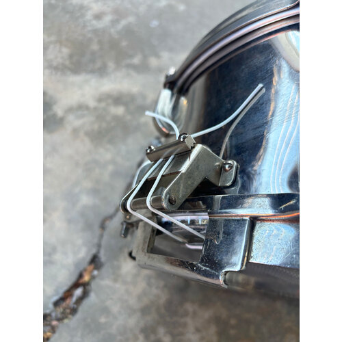 Vintage Leedy 1930s "Broadway Standard" 6.5x14" Nickel over Brass Snare Drum