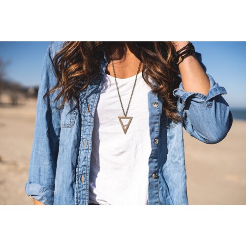 Full Circle Company Full Circle Co. Downbeat Necklace (Antique Bronze Chain)