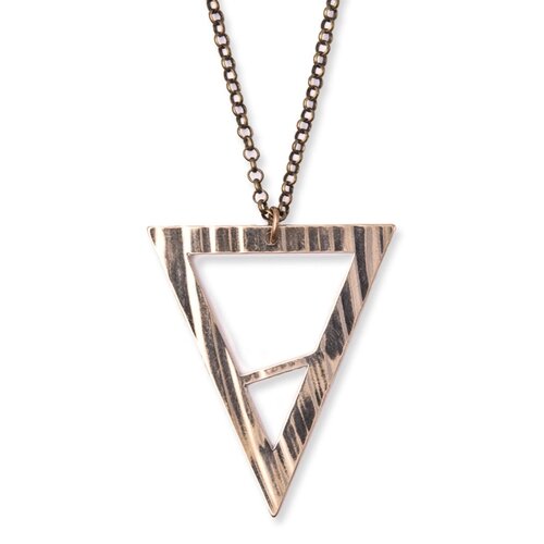 Full Circle Company Full Circle Co. Downbeat Necklace (Antique Bronze Chain)