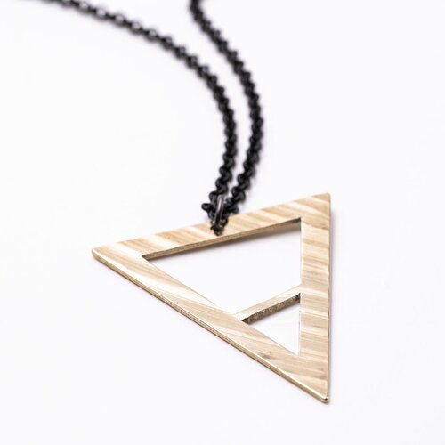 Full Circle Company Full Circle Co. Downbeat Necklace (Black Chain) Full Circle Company Full Circle Co. Downbeat Necklace (Black Chain)