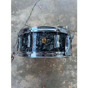 Vintage WFL Late 1950s 5.5x14" Buddy Rich/Super Classic Snare Drum (Black Diamond Pearl)