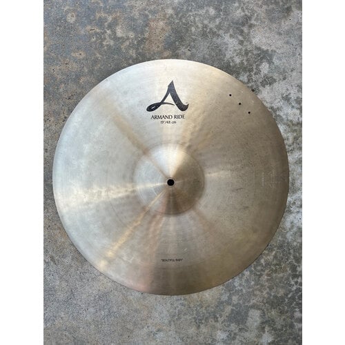 Zildjian Used Zildjian 19" Armand Beautiful Baby Ride (No Rivets) Zildjian Used Zildjian 19" Armand Beautiful Baby Ride (No Rivets)