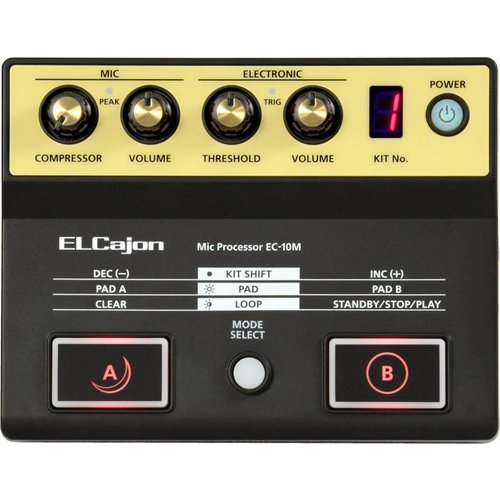 Roland Roland EC-10M EL Cajon Mic Processor, Clip-on Condenser Microphone, & AC Adapter Roland Roland EC-10M EL Cajon Mic Processor, Clip-on Condenser Microphone, & AC Adapter